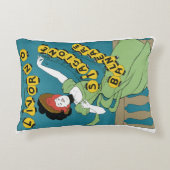 ヴィンテージアールヌーボーリヴォルノセノリータ踊り アクセントクッション (正面)