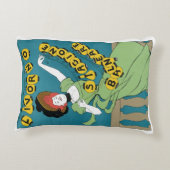 ヴィンテージアールヌーボーリヴォルノセノリータ踊り アクセントクッション (裏面)