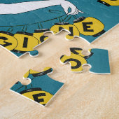 ヴィンテージアールヌーボーリヴォルノセノリータ踊り ジグソーパズル (側面)