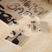 ヴィンテージアールヌーボール・グリロン、男性ビールを飲む ジグソーパズル (側面)