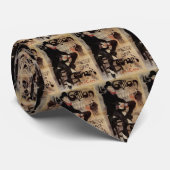 ヴィンテージアールヌーボール・グリロン、男性ビールを飲む ネクタイ (ロール)