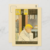 ヴィンテージアールヌーボーロチェスター書店 ポストカード (正面/裏面)