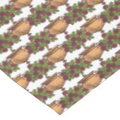 ヴィンテージアールヌーボーローズブッシュフローラ壁紙 テーブルクロス (アングル)