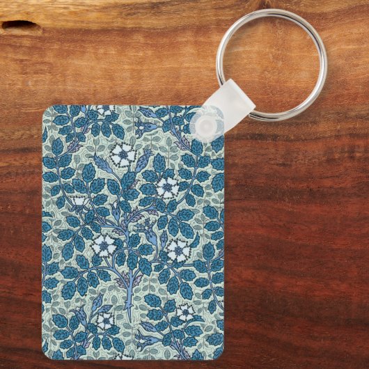 ヴィンテージアールヌーボーワイルドバラ花inガーデン キーホルダー (裏面)