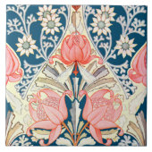 ヴィンテージアールヌーボーワラタ&フランネルパターン タイル (正面)