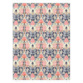 ヴィンテージアールヌーボーワラタ&フランネルパターン テーブルクロス (正面)