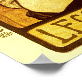 ヴィンテージアールヌーボーヴァイオリンガールバイポールベルトン ポスター (角)