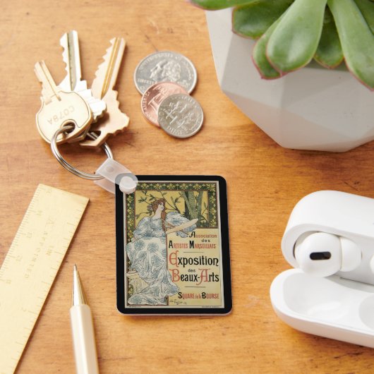 ヴィンテージアールヌーボー万博デボーアーツ キーホルダー (デスク)