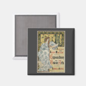 ヴィンテージアールヌーボー万博デボーアーツ マグネット (正面/裏面)