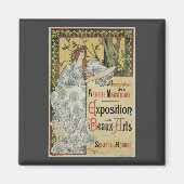 ヴィンテージアールヌーボー万博デボーアーツ マグネット (正面)