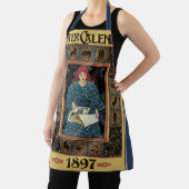 ヴィンテージアールヌーボー女占読占ブック エプロン (インサイチュ)