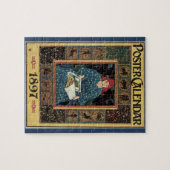 ヴィンテージアールヌーボー女占読占ブック ジグソーパズル (横)