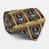 ヴィンテージアールヌーボー女占読占ブック ネクタイ (ロール)