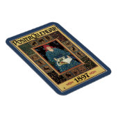 ヴィンテージアールヌーボー女占読占ブック マグネット (右側)