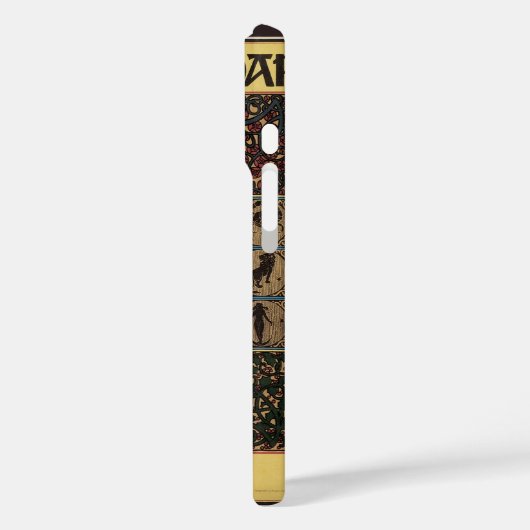 ヴィンテージアールヌーボー女占読占ブック Case-Mate iPhoneケース (裏面 / 左)