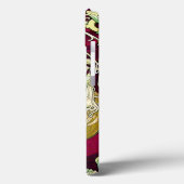 ヴィンテージアールヌーボー女性デイジー モノグラムの Case-Mate iPhoneケース (裏面 / 左)