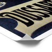 ヴィンテージアールヌーボー妖精、自転車ピエロムーン ポスター (角)