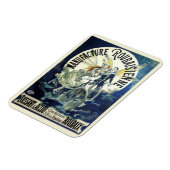 ヴィンテージアールヌーボー妖精、自転車ピエロムーン マグネット (左側)