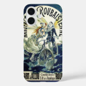 ヴィンテージアールヌーボー妖精、自転車ピエロムーン Case-Mate iPhoneケース (裏面)