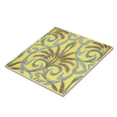 ヴィンテージアールヌーボー小麦模様 タイル (側面)