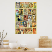 ヴィンテージアールヌーボー広告 ポスター (キッチン)