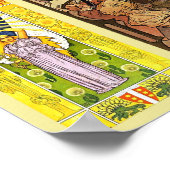 ヴィンテージアールヌーボー広告 ポスター (角)