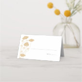 ヴィンテージアールヌーボー折り畳み座席表 プレイスカード (正面)