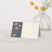 ヴィンテージアールヌーボー折り畳み座席表 プレイスカード (正面)