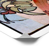 ヴィンテージアールヌーボー旅行ポスター ポスター (角)