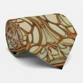 ヴィンテージアールヌーボー植物 ネクタイ (ロール)