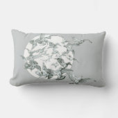 ヴィンテージアールヌーボー満月の鳥の群れ ランバークッション (正面)