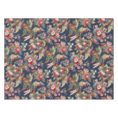 ヴィンテージアールヌーボー熱帯パロッツ模様 テーブルクロス (正面(横))