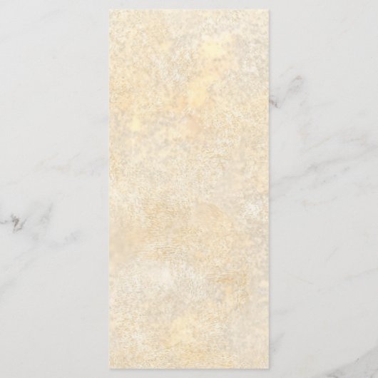 ヴィンテージアールヌーボー結婚フローラ メニュー (裏面)