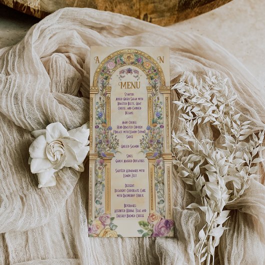 ヴィンテージアールヌーボー結婚フローラ メニュー