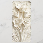 ヴィンテージアールヌーボー結婚フローラ メニュー (裏面)