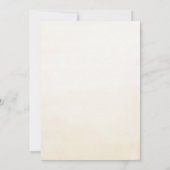 ヴィンテージアールヌーボー結婚式招待状1 招待状 (裏面)