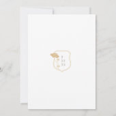 ヴィンテージアールヌーボー結婚式招待状 招待状 (裏面)