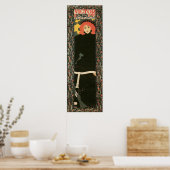 ヴィンテージアールヌーボー縦型12インチx 36インチ ポスター (キッチン)