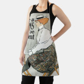 ヴィンテージアールヌーボー自転車に乗る エプロン (インサイチュ)