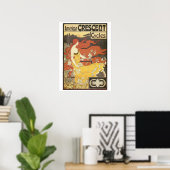 ヴィンテージアールヌーボー自転車広告 ポスター (ホームオフィス)