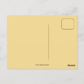 ヴィンテージアールヌーボー自転車広告 ポストカード (裏面)