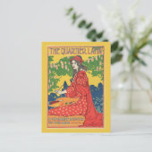 ヴィンテージアールヌーボー芸術雑誌 ポストカード (スタンド正面)
