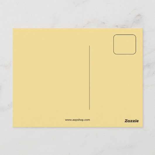 ヴィンテージアールヌーボー芸術雑誌 ポストカード (裏面)