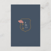 ヴィンテージアールヌーボー詳細エンクロージャカード エンクロージャーカード (裏面)