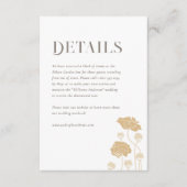 ヴィンテージアールヌーボー詳細エンクロージャカード エンクロージャーカード (正面)