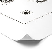 ヴィンテージアールヌーボー踊りウーマンバイウォルタークレーン ポスター (角)