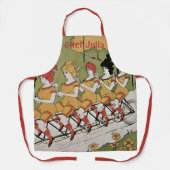 ヴィンテージアールヌーボー軸受タンデム自転車 エプロン (正面)