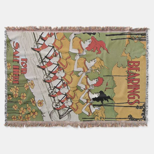 ヴィンテージアールヌーボー軸受タンデム自転車 スローブランケット (正面)