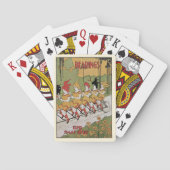 ヴィンテージアールヌーボー軸受タンデム自転車 トランプ (裏面)