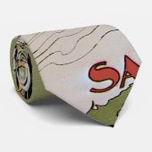 ヴィンテージアールヌーボー軸受タンデム自転車 ネクタイ (ロール)